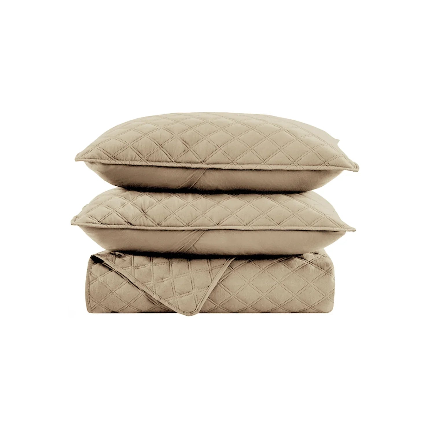BEDSPREAD Set (Light Filling) - BEIGE