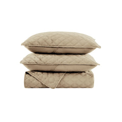 BEDSPREAD Set (Light Filling) - BEIGE