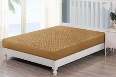 Light golden - Quilted Waterproof Mattress Protector-