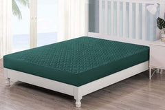Green - Quilted Waterproof Mattress Protector