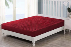 Mahroon - Quilted Waterproof Mattress Protector