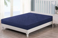 Navy Blue - Quilted Waterproof Mattress Protector