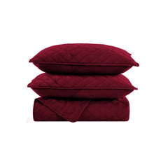 BEDSPREAD Set (Light Filling) - MAROON