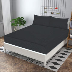 Black Embossed- Bedsheet Set