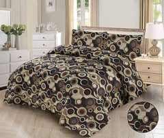 Circular beauty- 3pcs BEDSPREAD Set  printed (Light Filling)