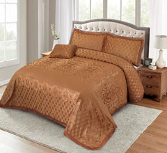 Golden 5 pcs bedsheet set