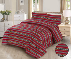 Rousy flawer- 3pcs BEDSPREAD Set  printed (Light Filling)