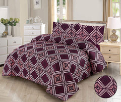 Blissfully - 3pcs BEDSPREAD Set  printed (Light Filling)